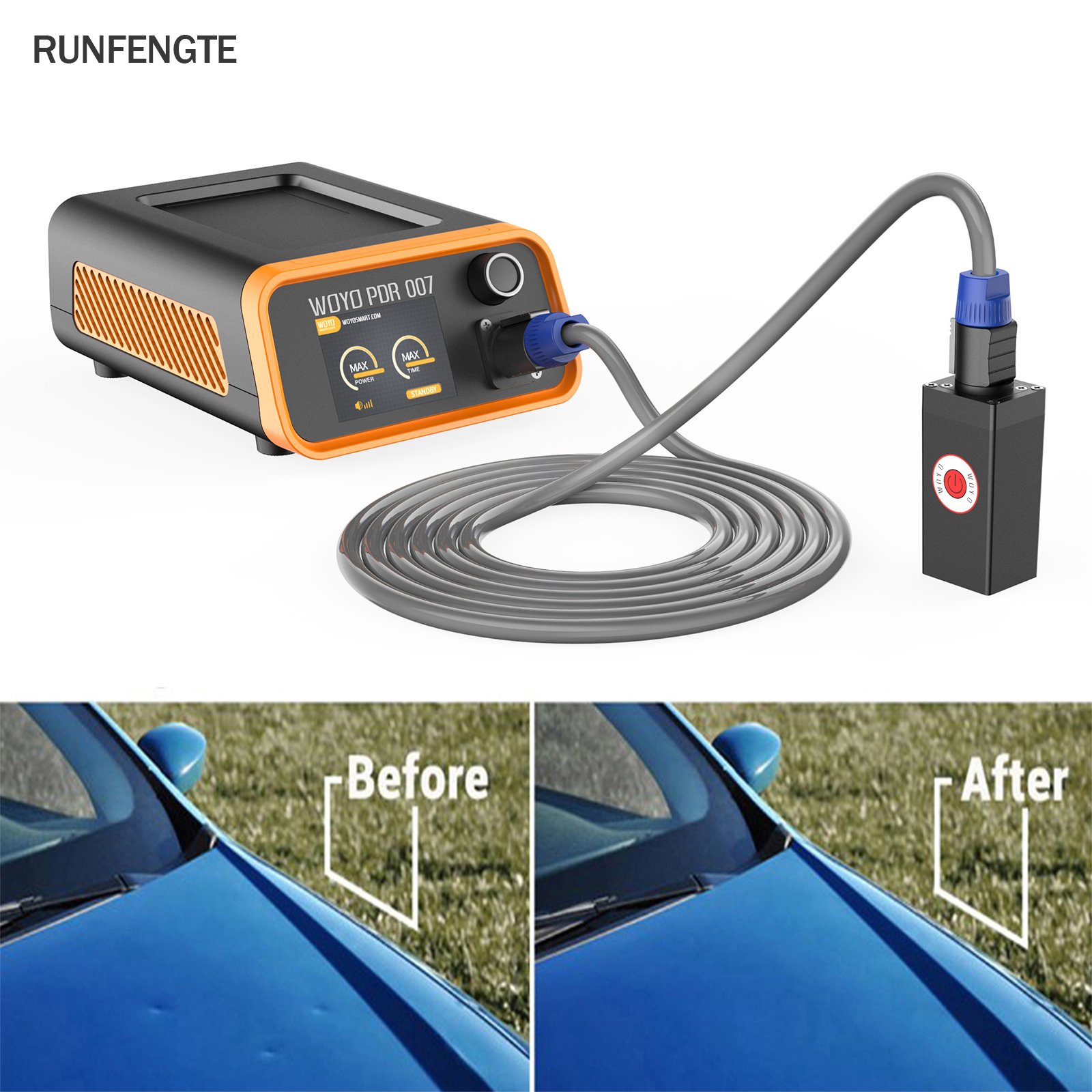 Upgrade Newesw Car Body Repair Paintless Dent Puller With Extension Rod Sheet Metal Tools Induction Heater Hotbox
